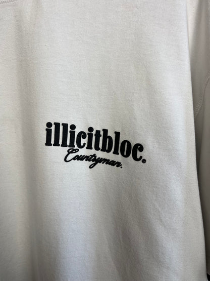 Illicit Bloc White T-Shirt - Small