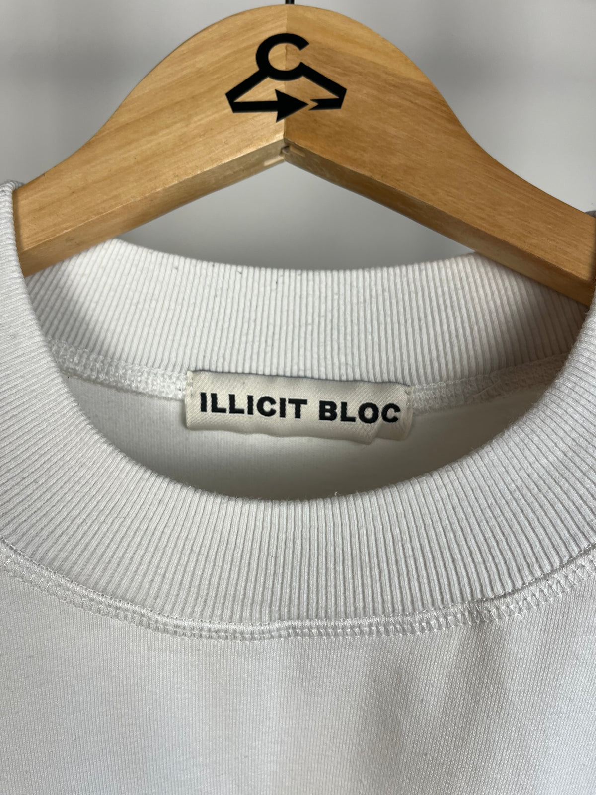 Illicit Bloc White T-Shirt - Small