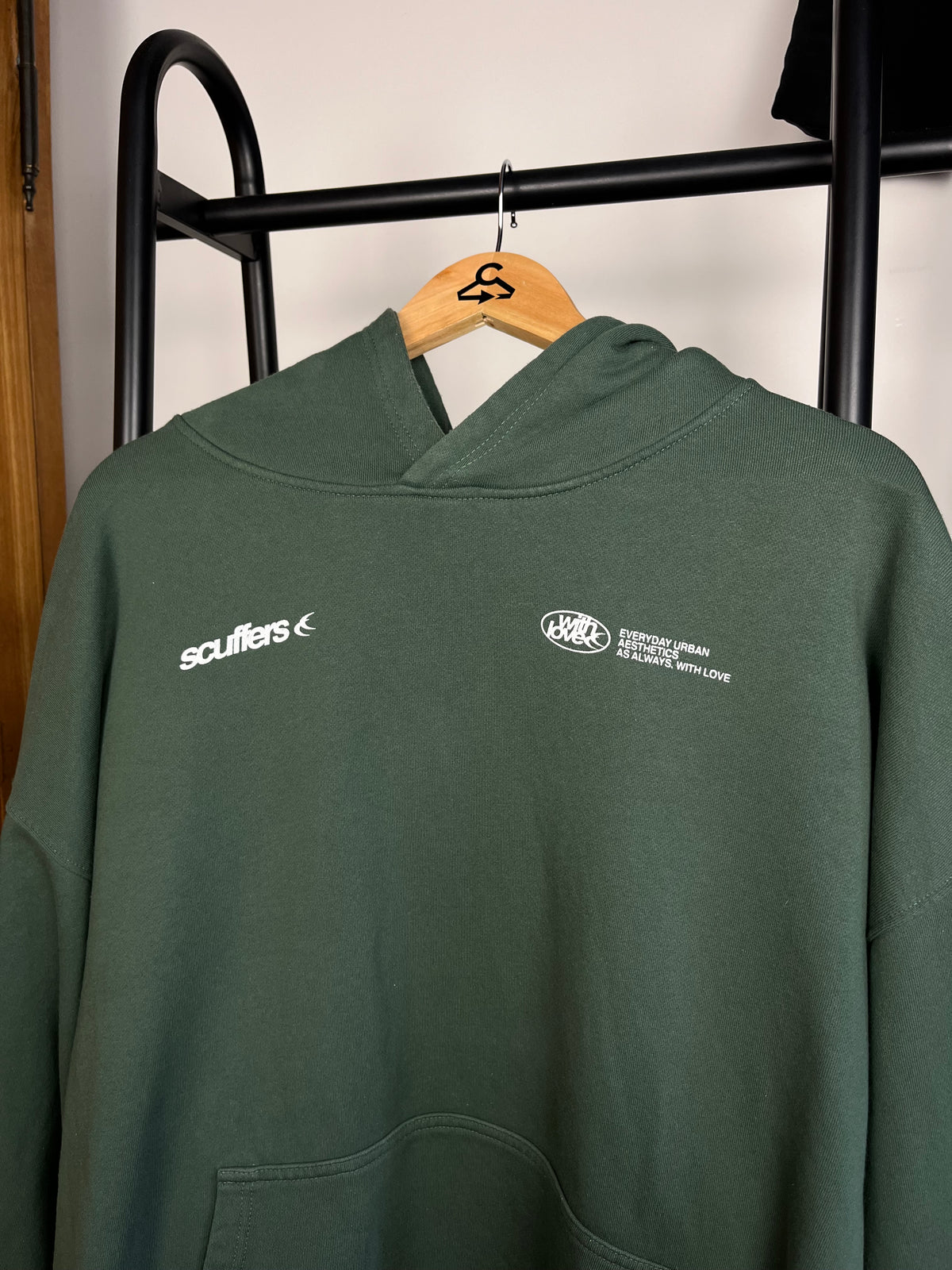 Scuffers Green Hoodie - XXL