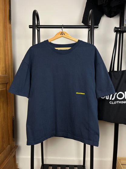 About:Blank Navy T-Shirt - Medium