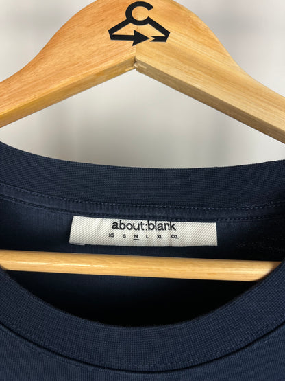 About:Blank Navy T-Shirt - Medium
