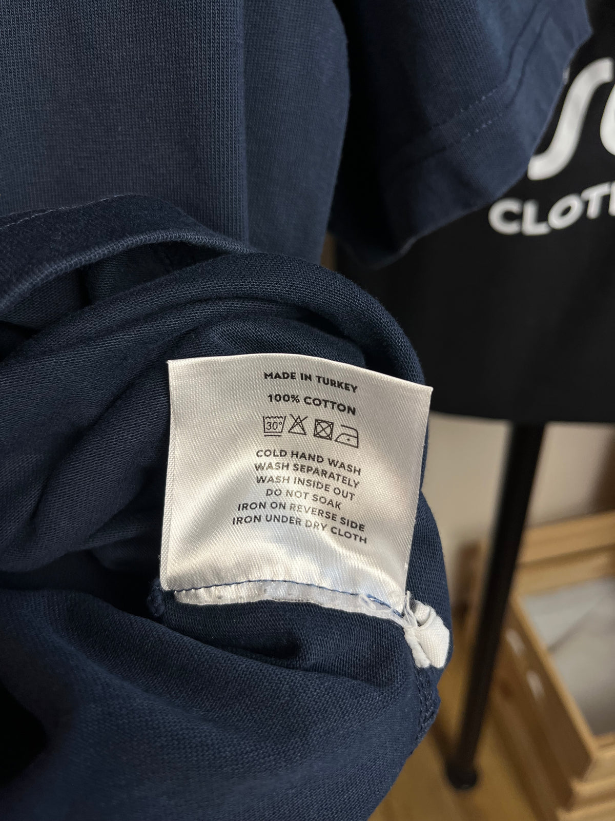 About:Blank Navy T-Shirt - Medium