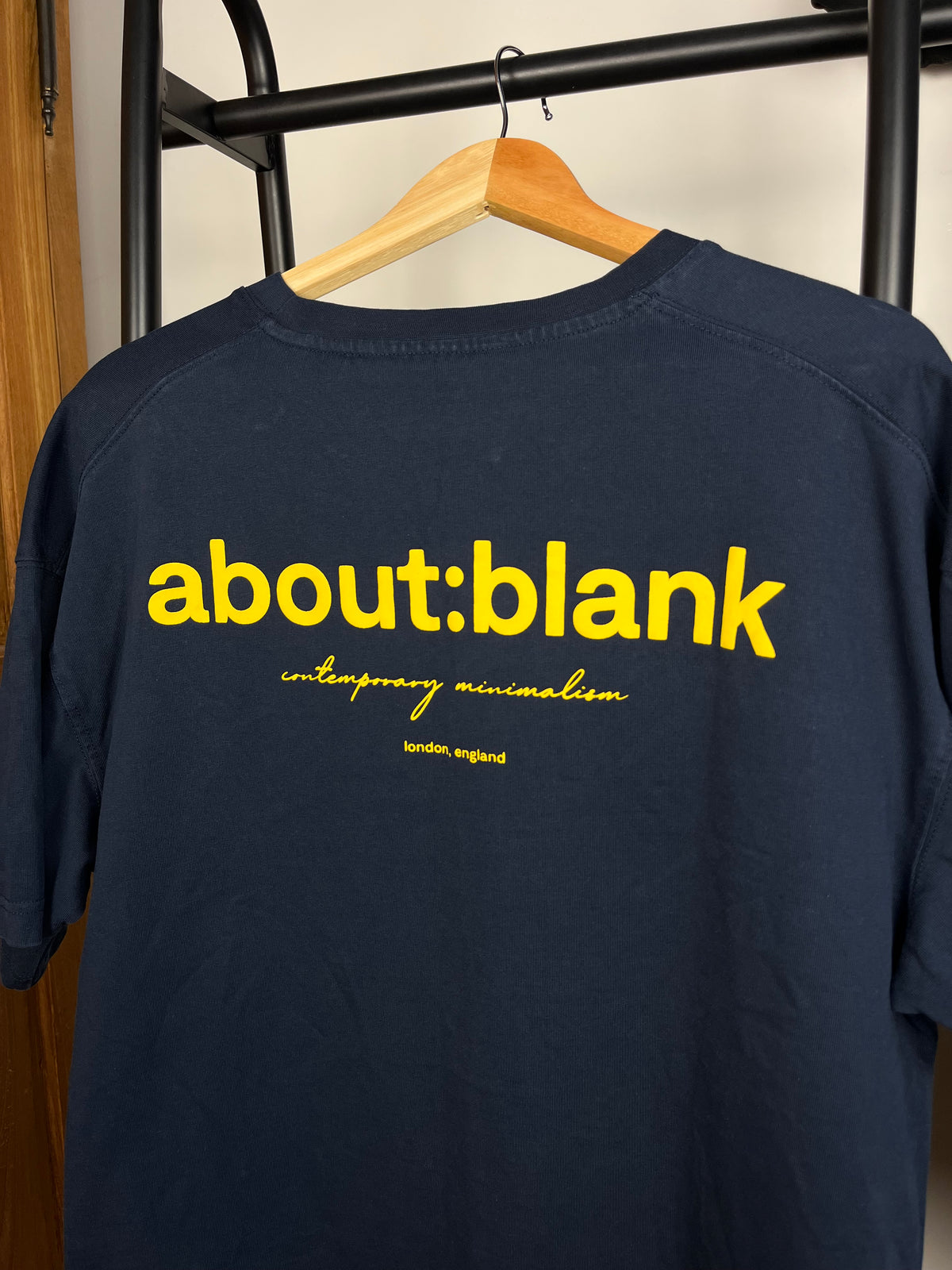 About:Blank Navy T-Shirt - Medium
