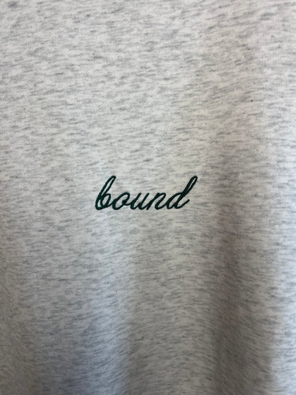 Bound Grey Marl Long Sleeve T-Shirt - Small