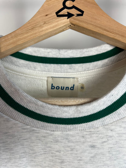 Bound Grey Marl Long Sleeve T-Shirt - Small
