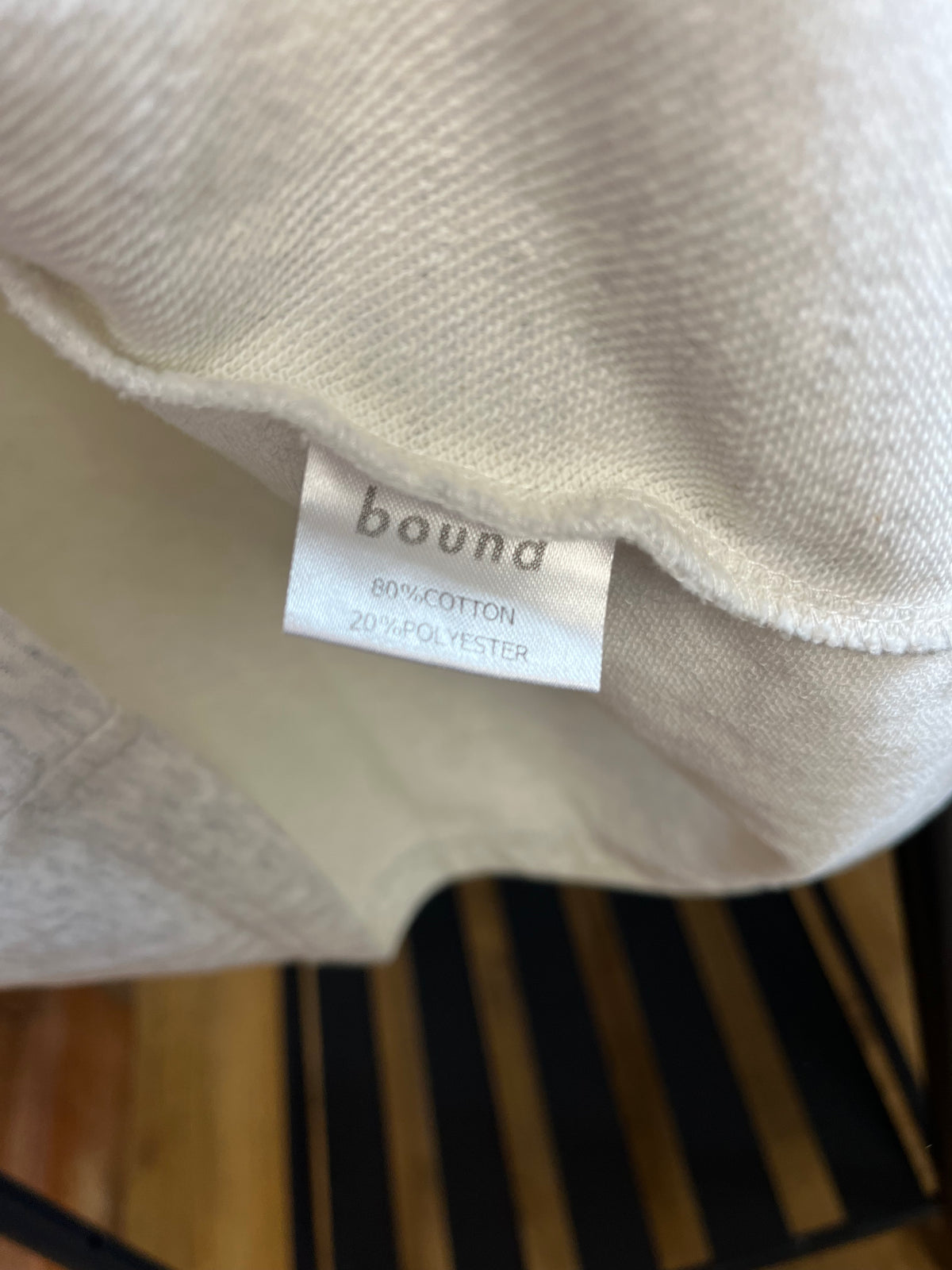 Bound Grey Marl Long Sleeve T-Shirt - Small