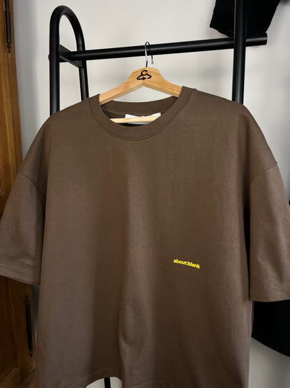 About:Blank Brown T-Shirt - Large