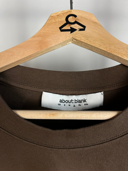 About:Blank Brown T-Shirt - Large
