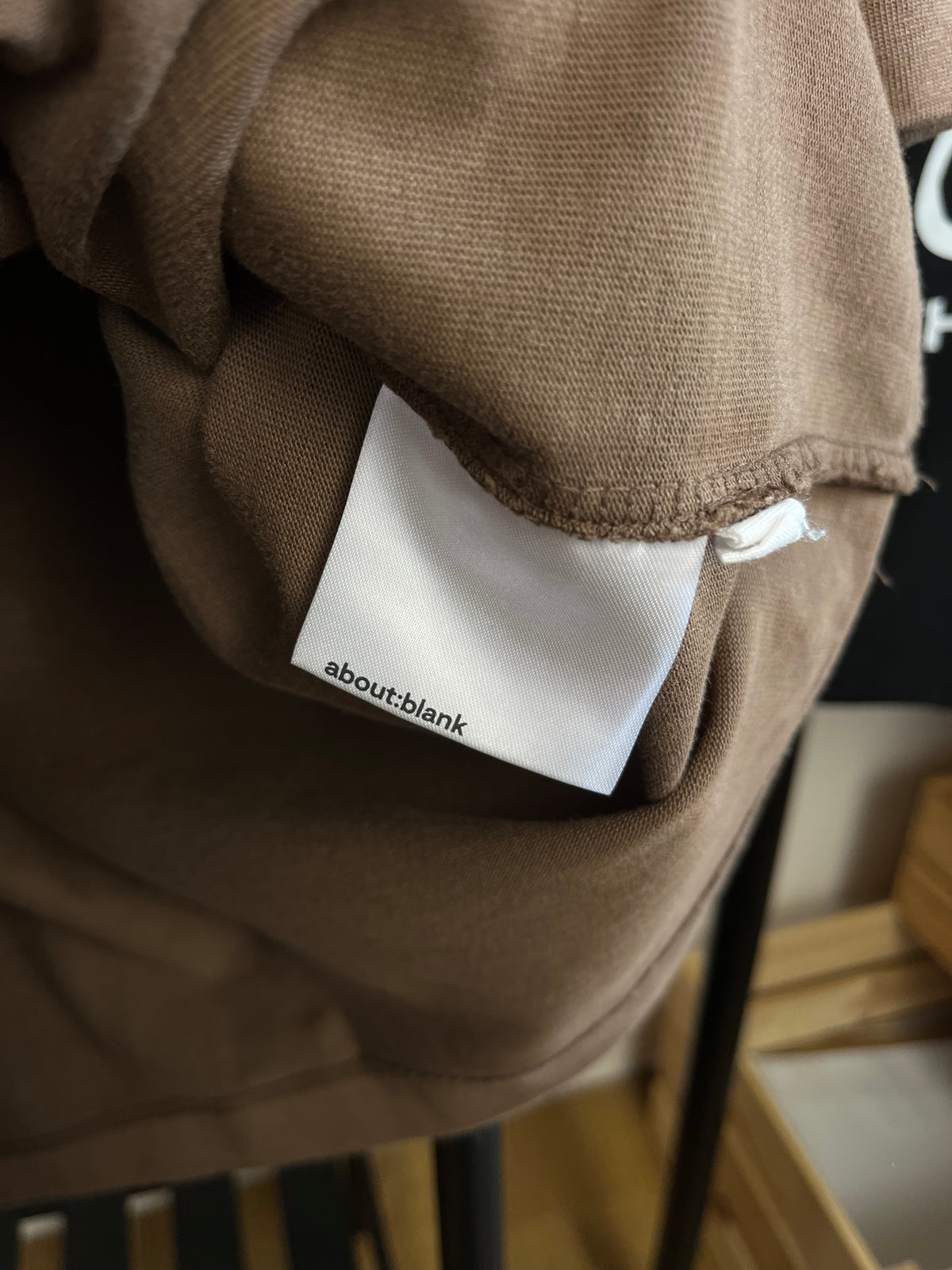 About:Blank Brown T-Shirt - Large