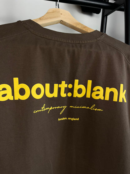 About:Blank Brown T-Shirt - Large