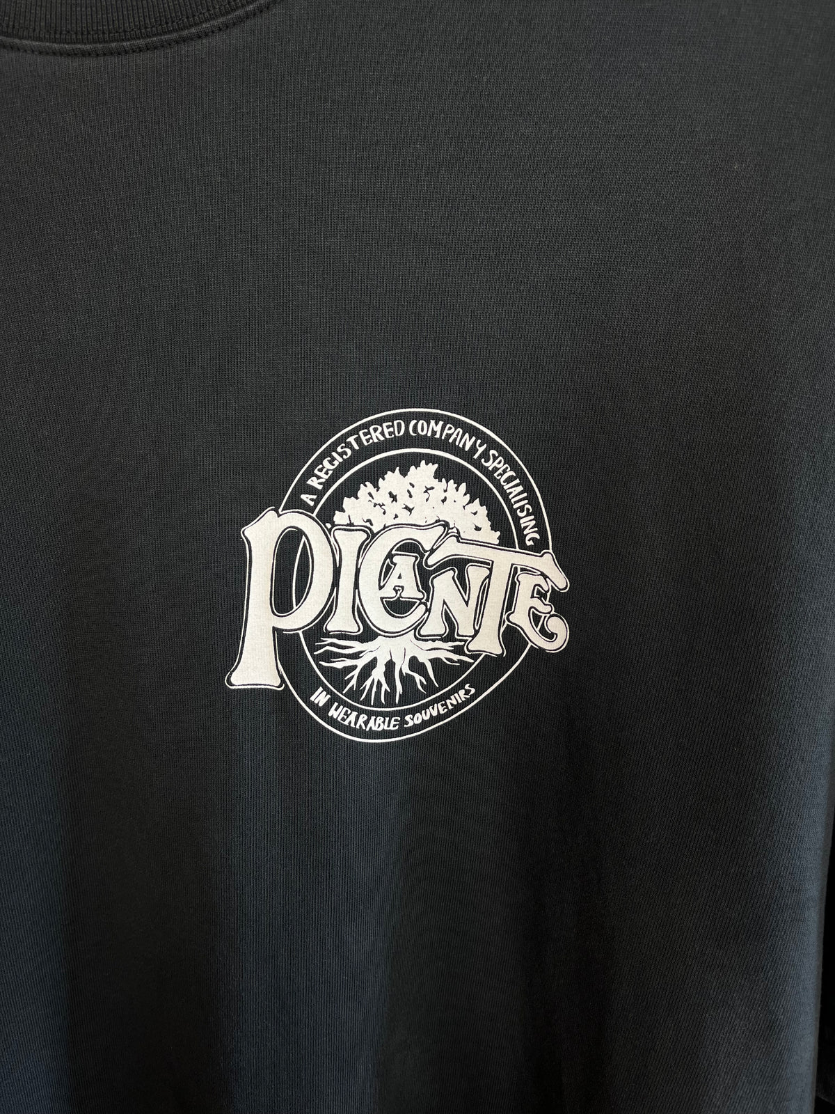 Picante Dark Grey/Vintage Black T-Shirt - Medium