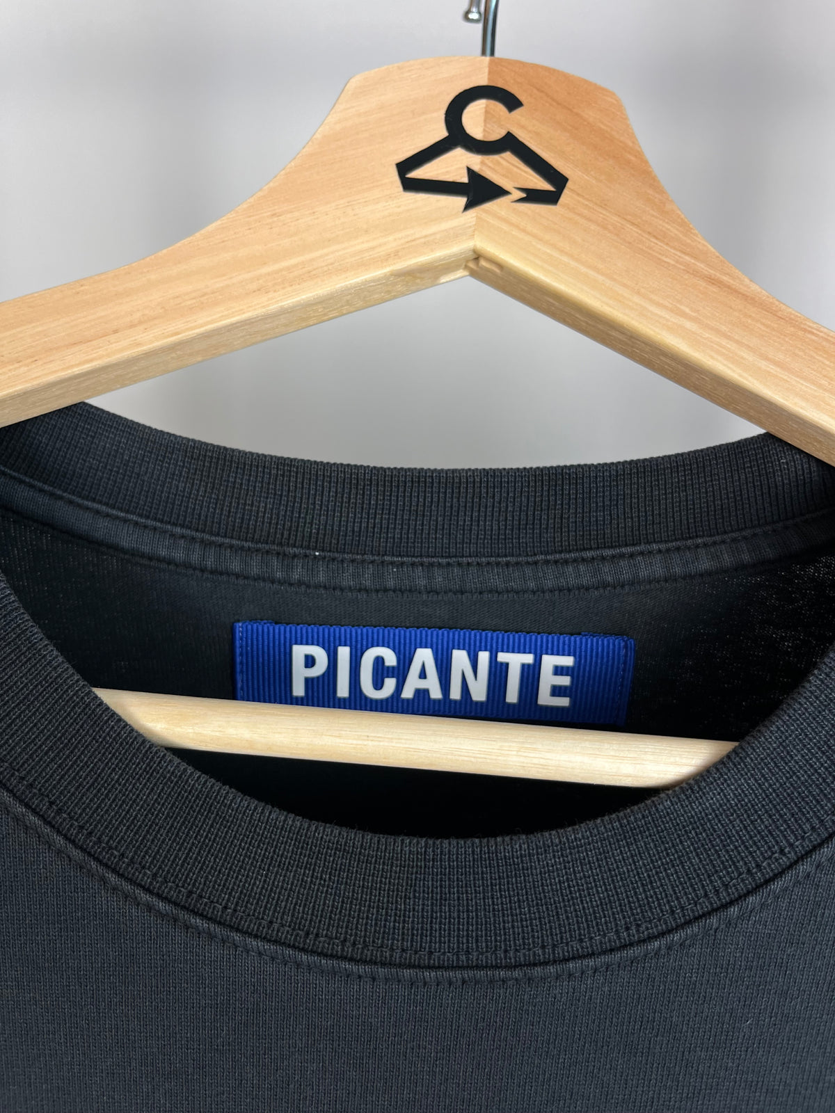 Picante Dark Grey/Vintage Black T-Shirt - Medium