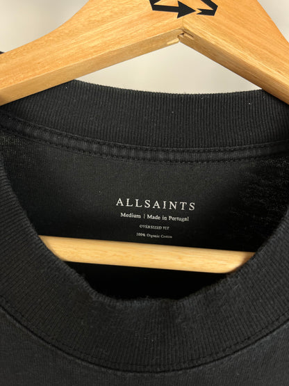 All Saints Black T-Shirt - Medium