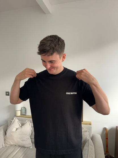 Cole Buxton Black T-Shirt - Small