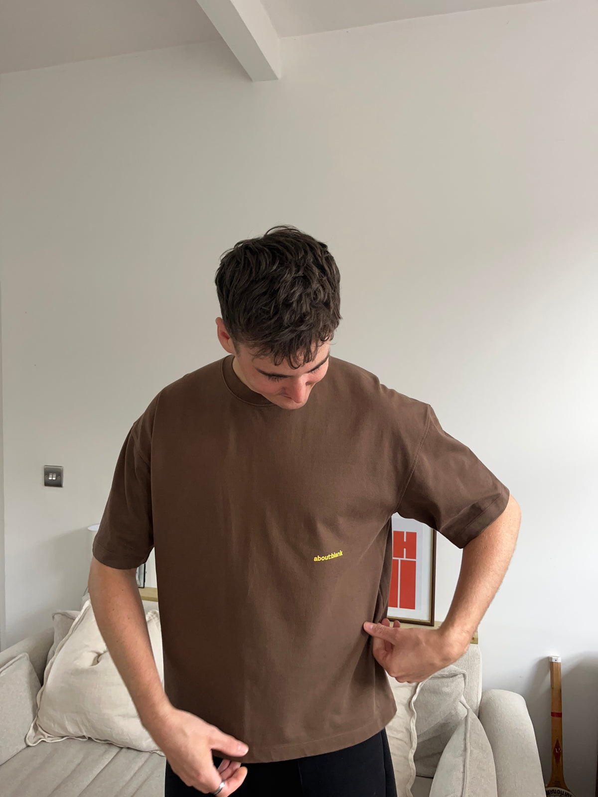 About:Blank Brown T-Shirt - Large