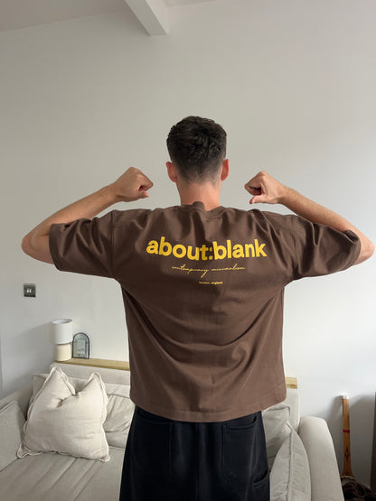 About:Blank Brown T-Shirt - Large