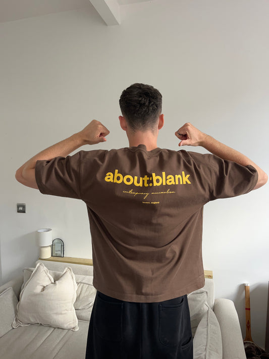 About:Blank Brown T-Shirt - Large