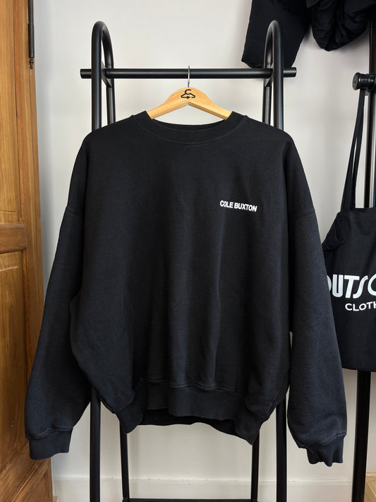 Cole Buxton Black Sweatshirt - Medium