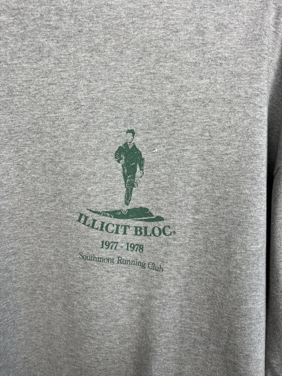 Illicit Bloc Grey T-Shirt - Large