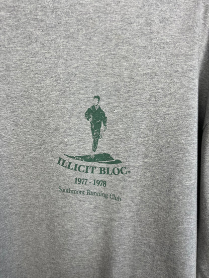 Illicit Bloc Grey T-Shirt - Large