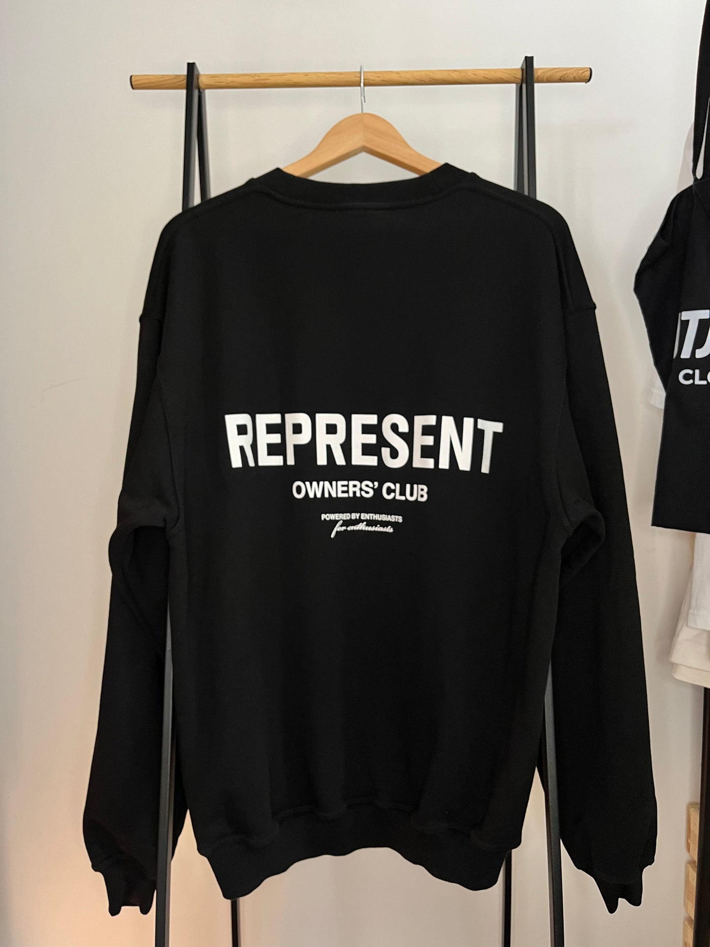 Represent Black Sweatshirt - Small