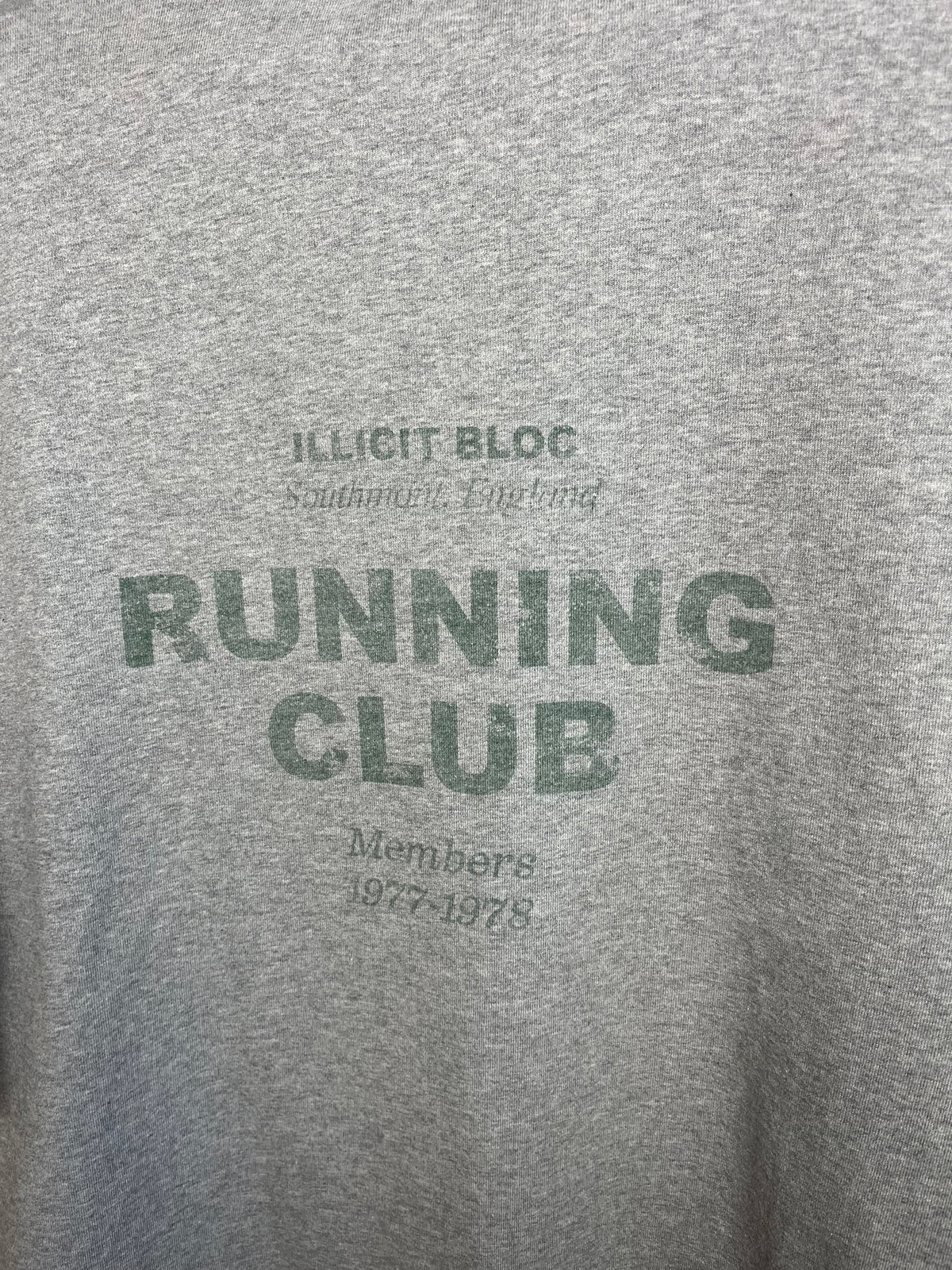 Illicit Bloc Grey T-Shirt - Large