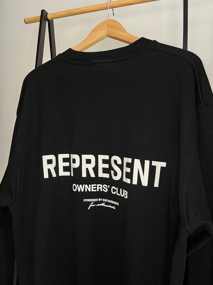 Represent Black Sweatshirt - Small