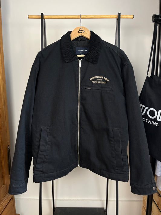 Abercrombie Black Jacket - Large