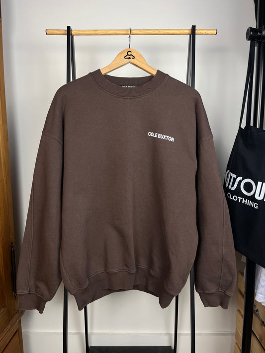 Cole Buxton Brown Sweatshirt - Small