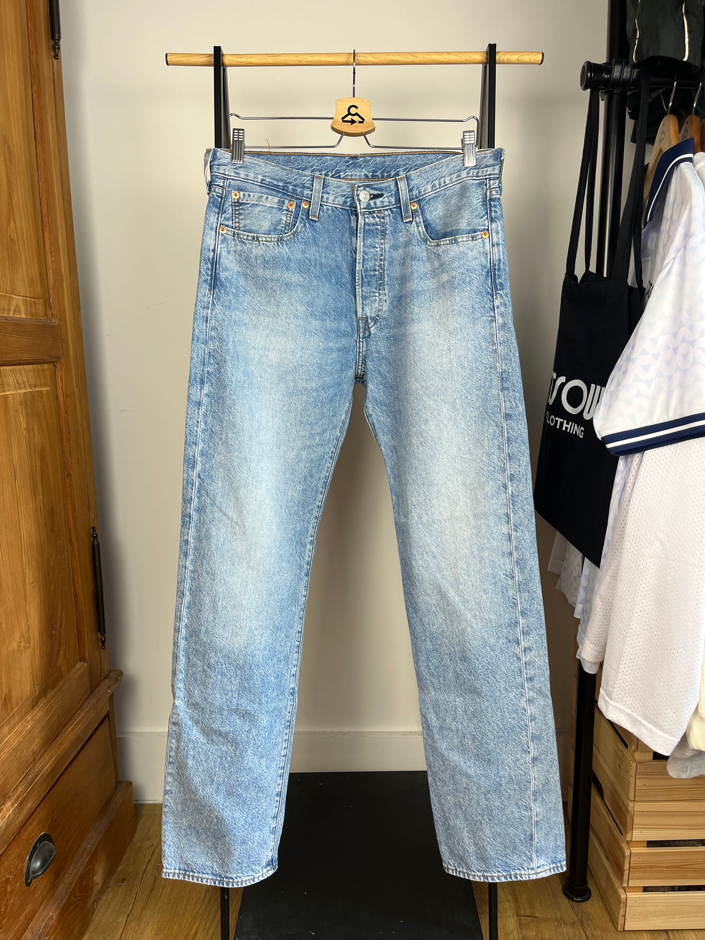 Levi’s 501 Light Blue Lightweight Jeans W32 L32