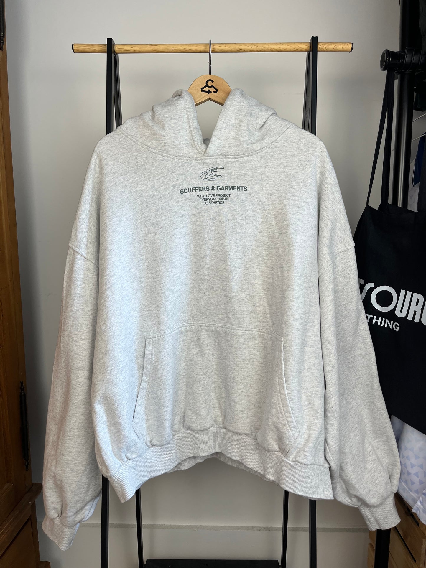 Scuffers Grey Hoodie - Large