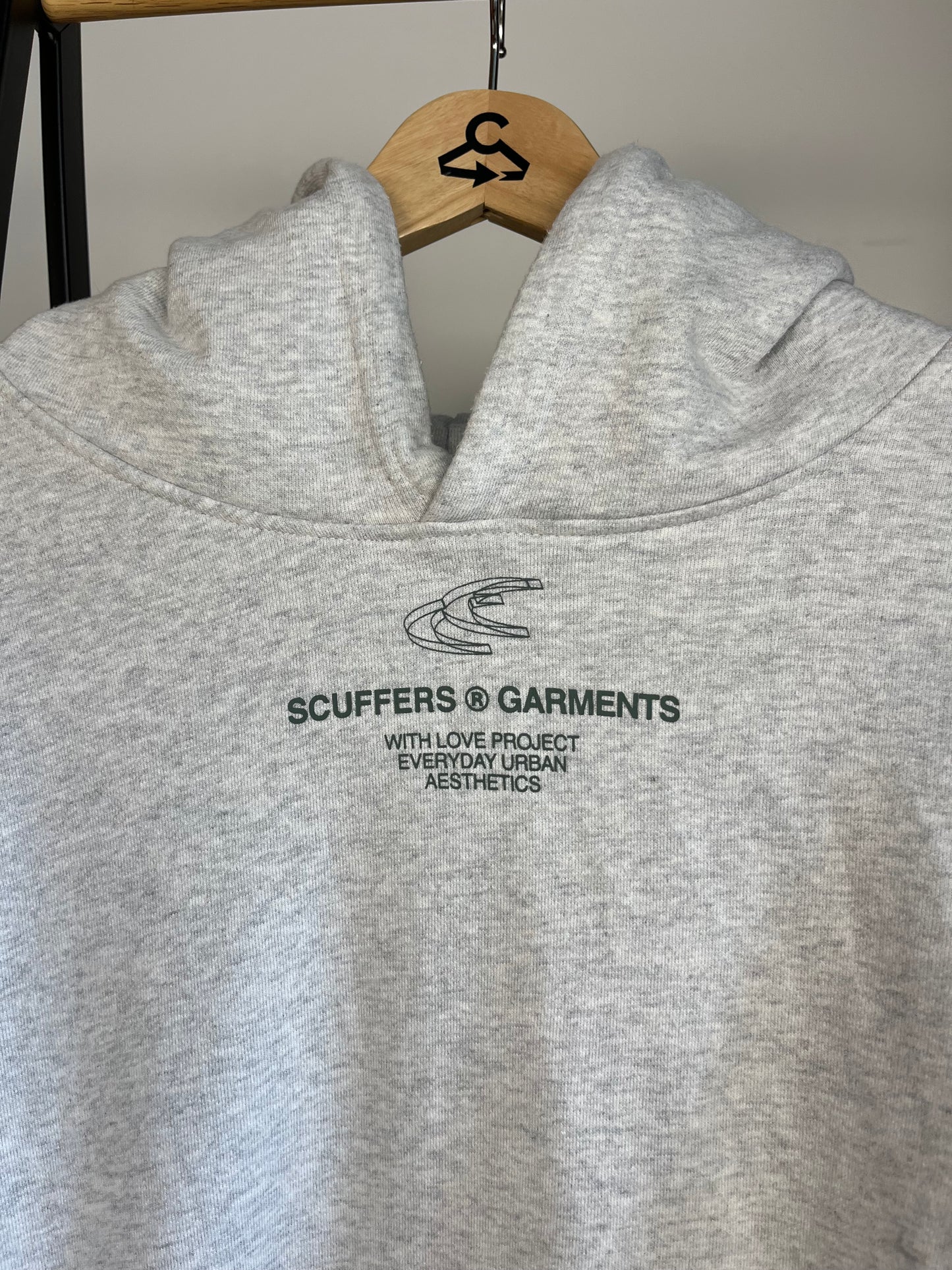 Scuffers Grey Hoodie - Large