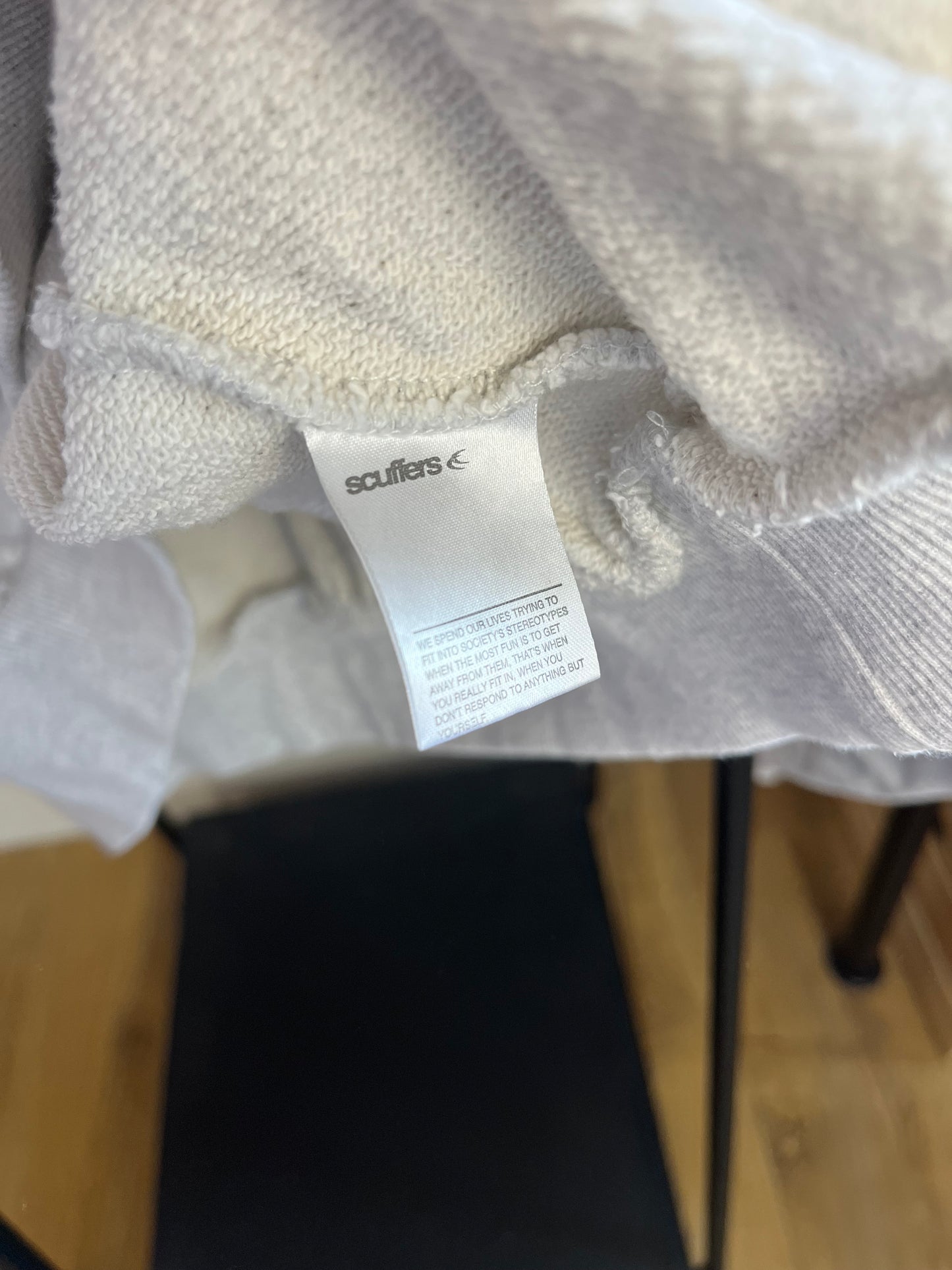 Scuffers Grey Hoodie - Large
