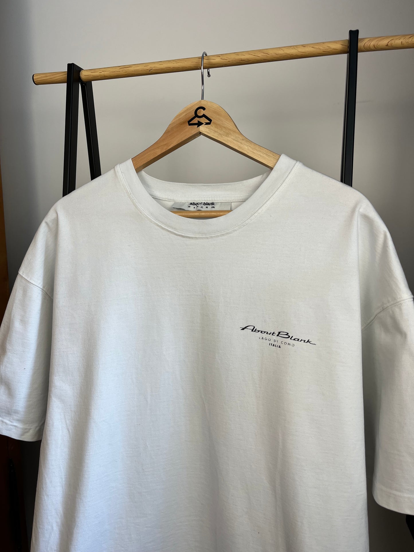 About:Blank White T-Shirt - Large