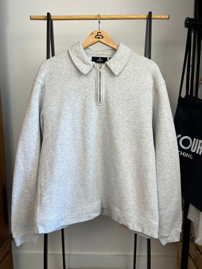 Represent Grey Initial 1/4 Zip - Medium
