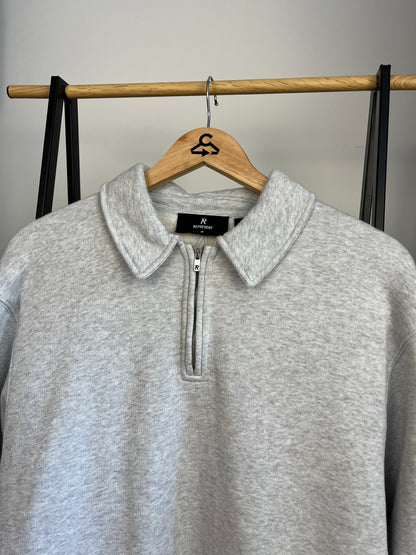 Represent Grey Initial 1/4 Zip - Medium