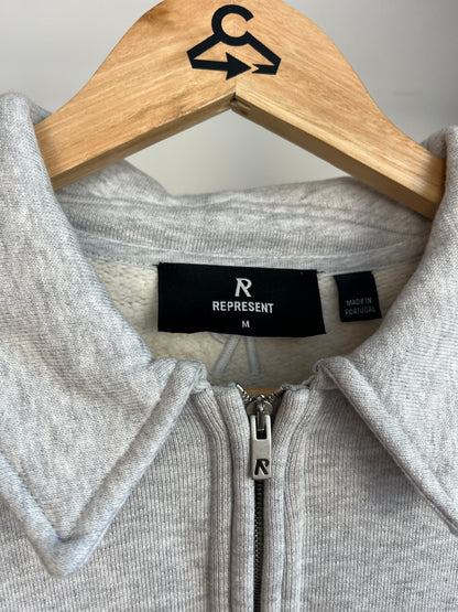 Represent Grey Initial 1/4 Zip - Medium