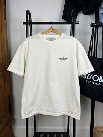 About:Blank Off White T-Shirt - Medium