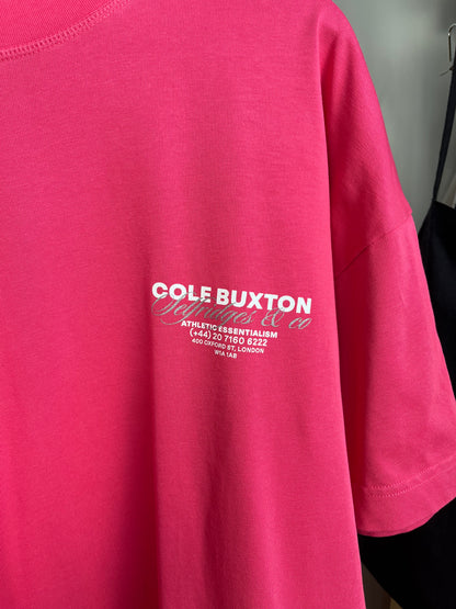 Cole Buxton Pink T-Shirt - Medium
