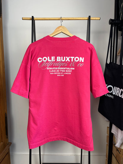 Cole Buxton Pink T-Shirt - Medium