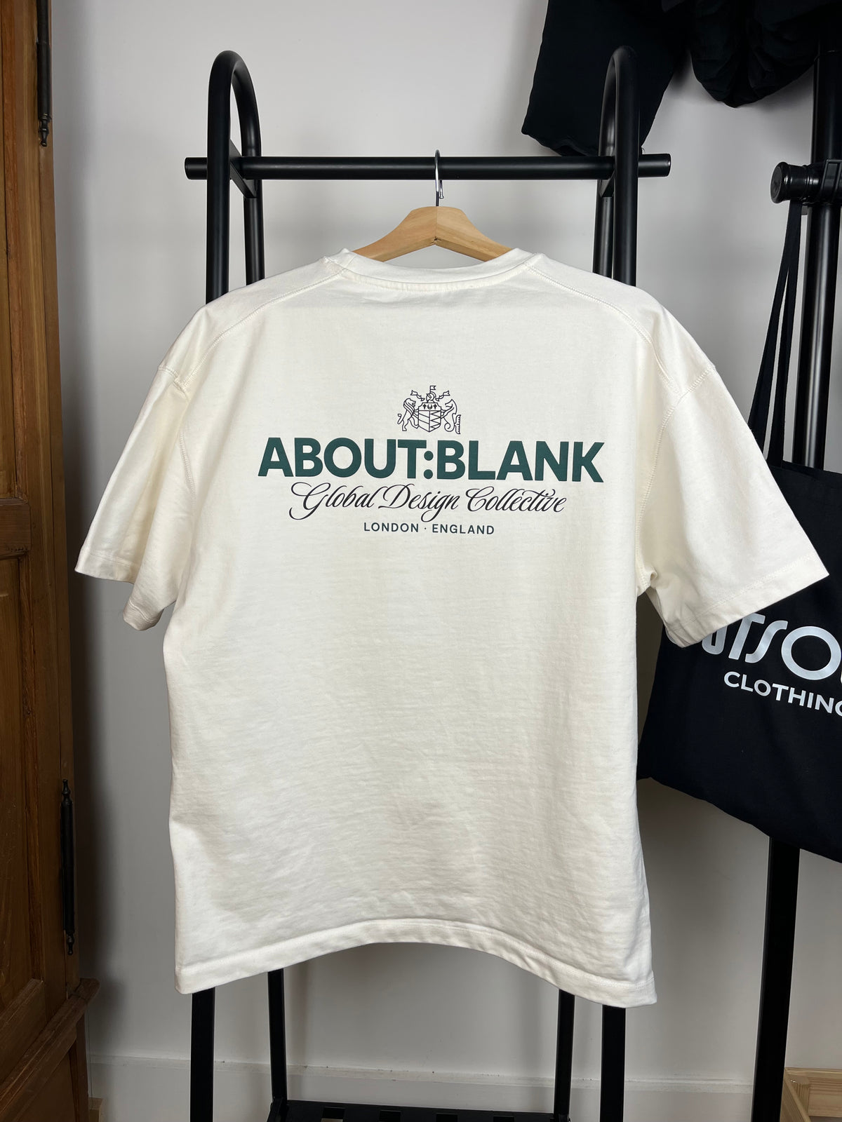 About:Blank Off White T-Shirt - Medium