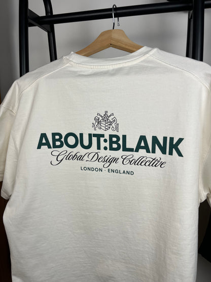 About:Blank Off White T-Shirt - Medium