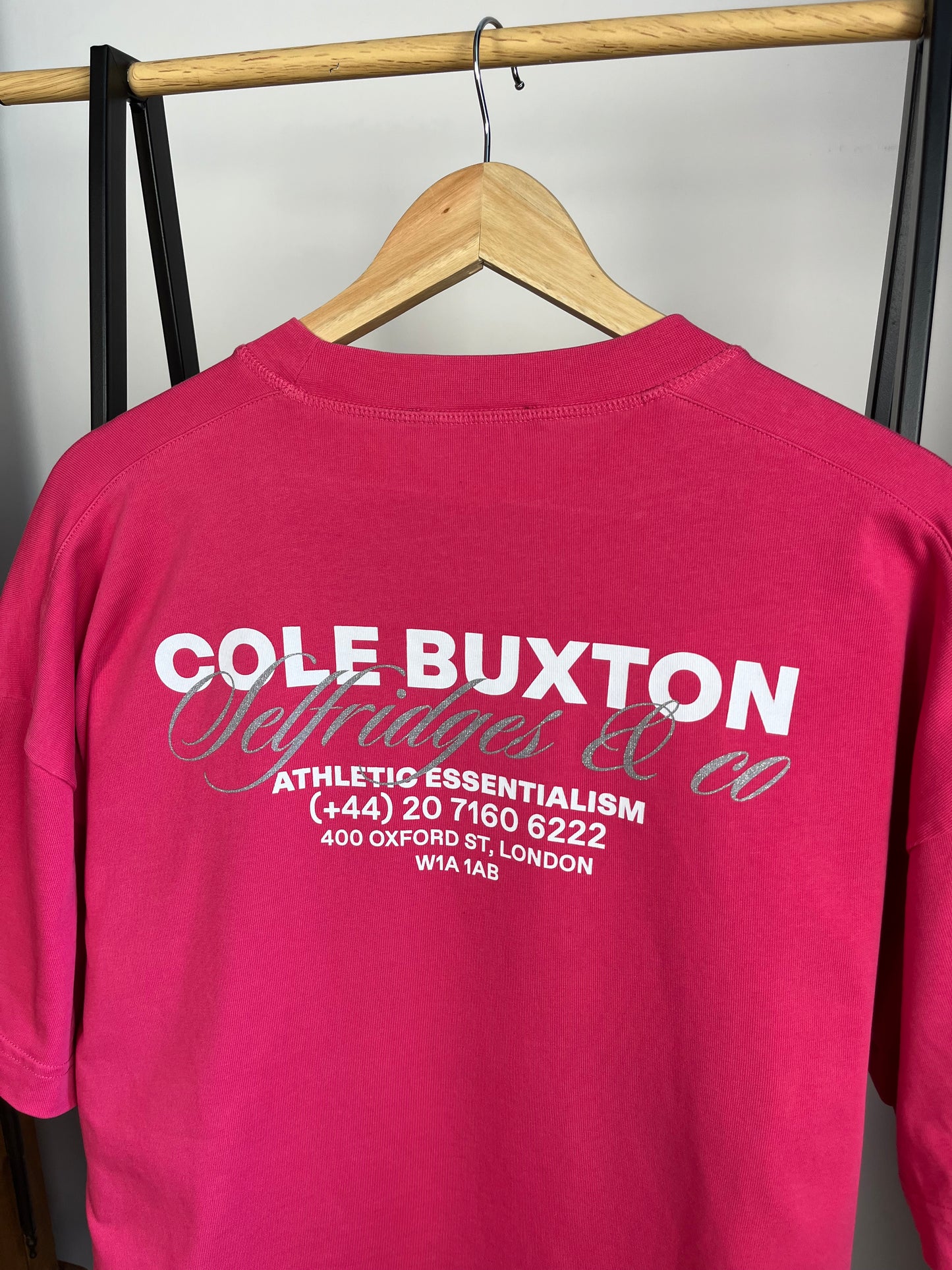 Cole Buxton Pink T-Shirt - Medium
