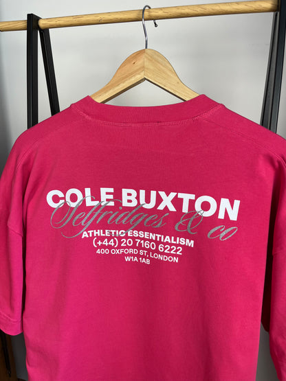 Cole Buxton Pink T-Shirt - Medium