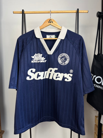 Scuffers Blue Football Shirt - XL