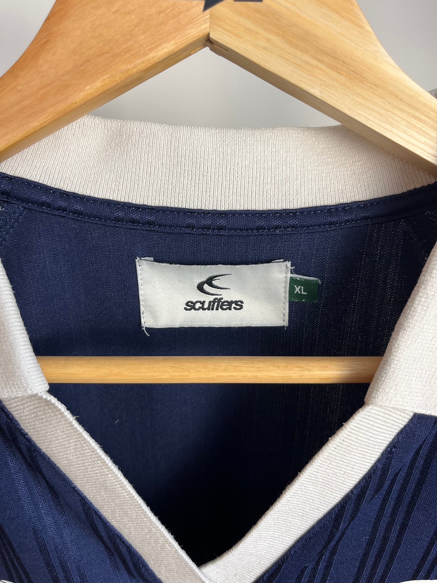 Scuffers Blue Football Shirt - XL