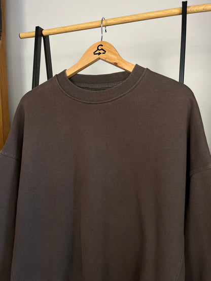 Destructive Brown Sweatshirt - Large