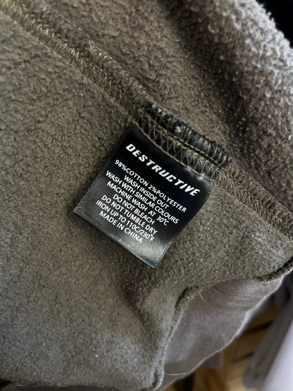 Destructive Brown Sweatshirt - Large