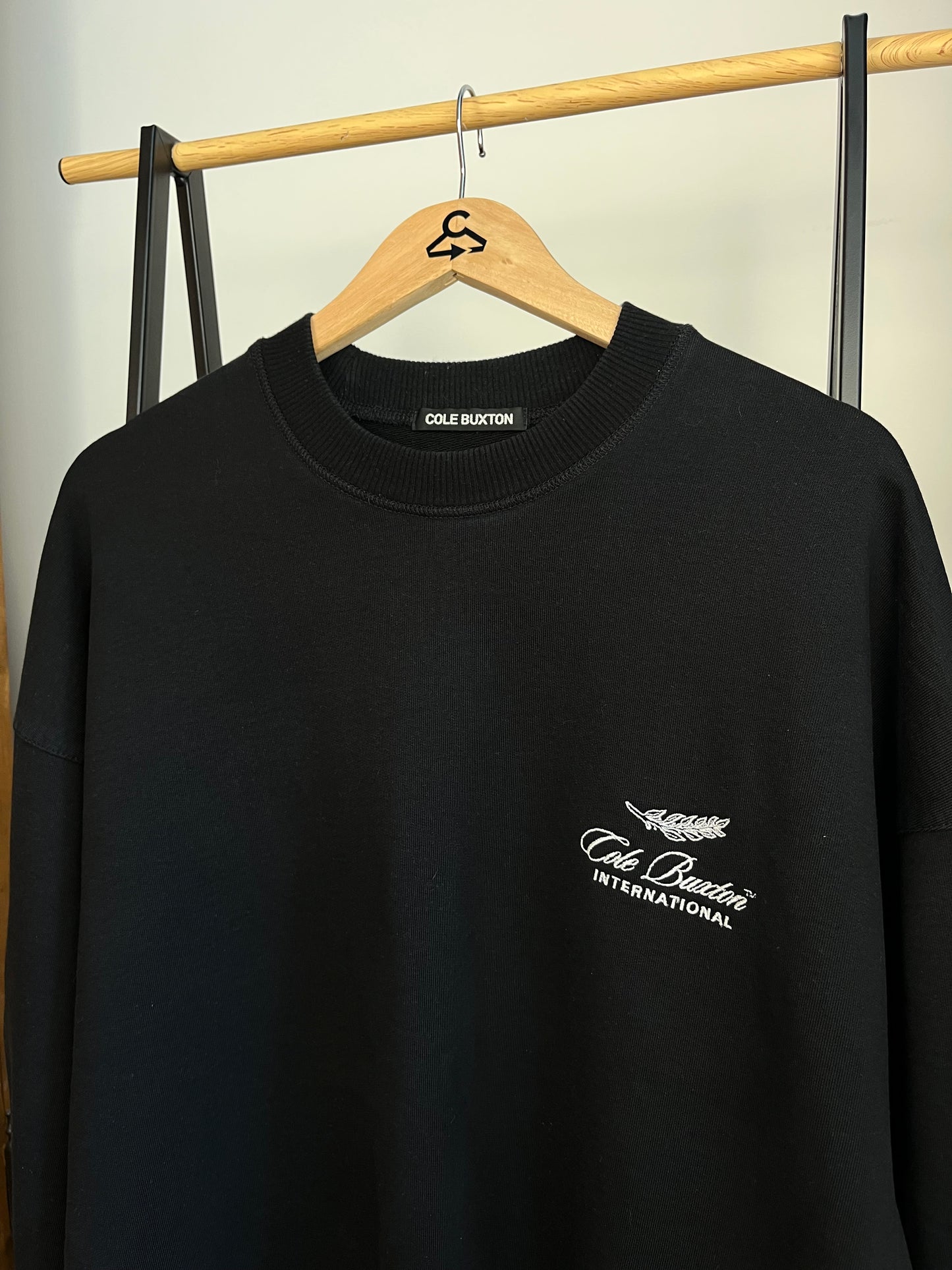 Cole Buxton Black Sweatshirt - Medium