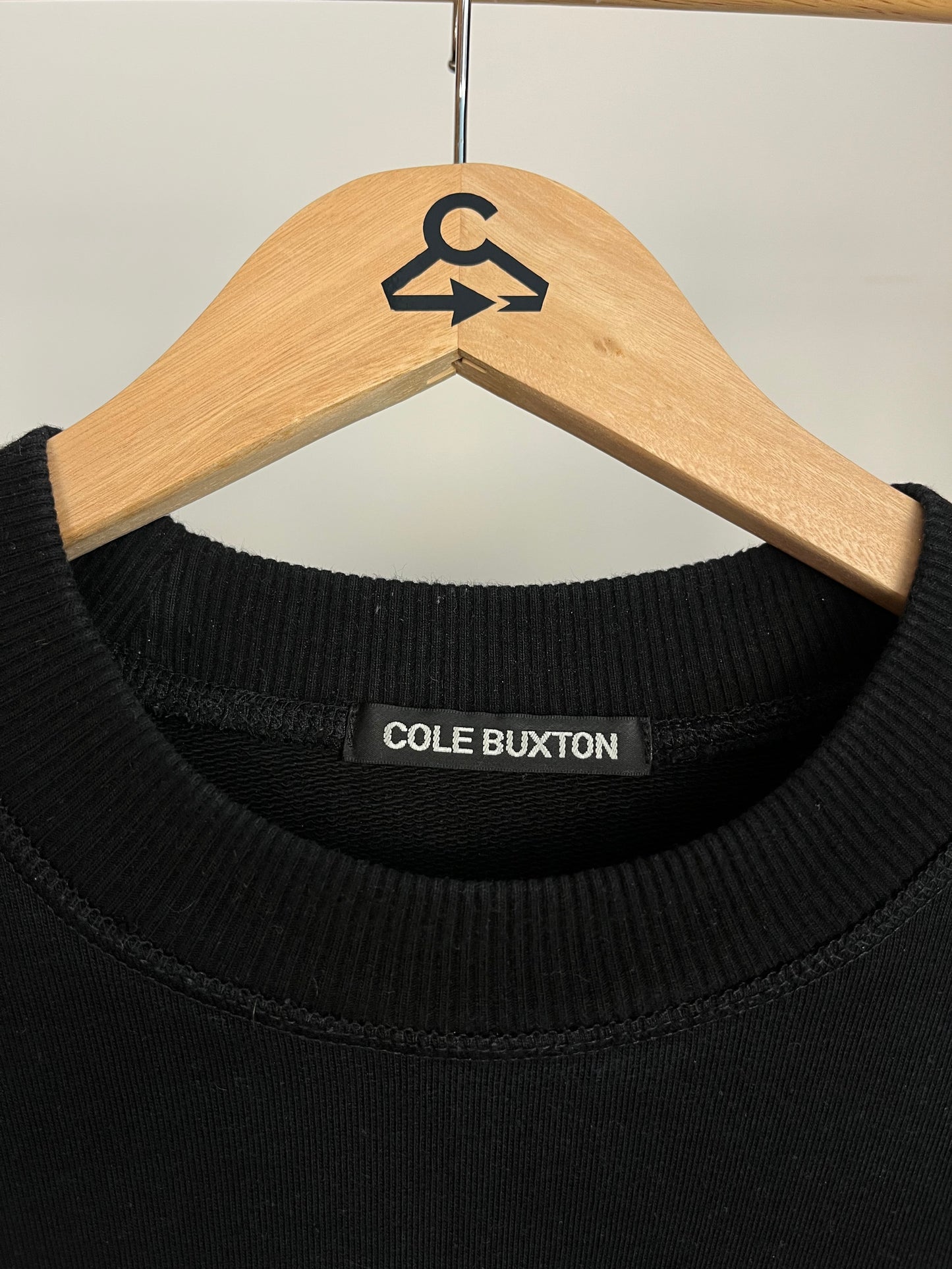 Cole Buxton Black Sweatshirt - Medium
